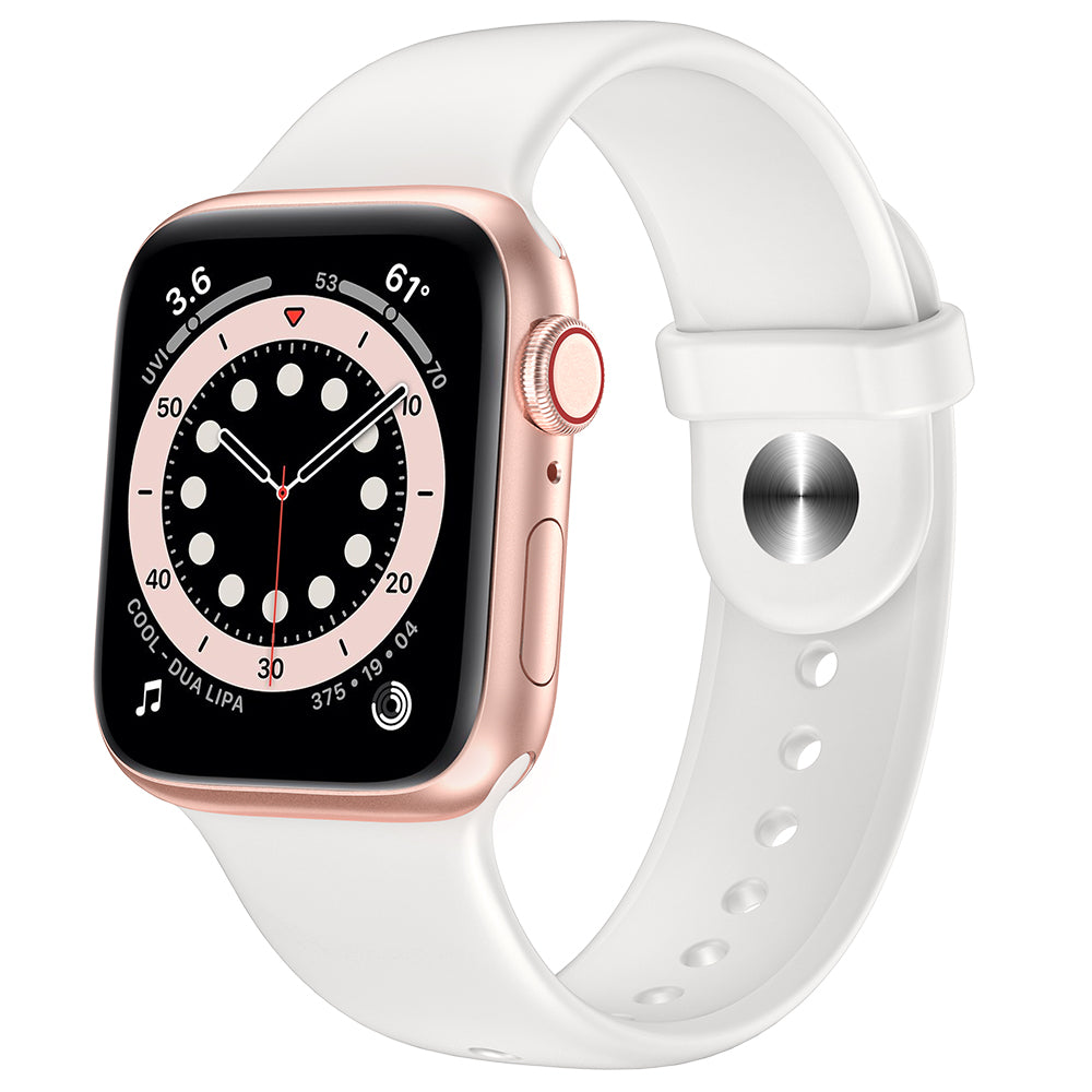 Plain Silicone Watch Band Strap Replacement for Apple Watch Series 9 8 7 41mm 6 SE (2023) SE(2022) SE 5 4 40mm 3 2 1 38mm Plain Silicone Watch Band Strap Replacement for Apple Watch Series 9 8 7 41mm 6 SE (2023) SE(2022) SE 5 4 40mm 3 2 1 38mm